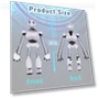 Thumbnail Adjustable 13 Inch Plush Robot Toy — Plushies, Nppd Cooye