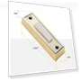 Thumbnail Electric Door Bell Chime Kit with Transformer & Push Buttons — Push Buttons, Newhouse Hardware