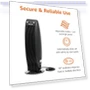 Thumbnail Oscillating Tower Heater with Digital Display and Remote Control — Portable Heating Solutions, Amazon Basics