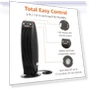 Thumbnail Oscillating Tower Heater with Digital Display and Remote Control — Portable Heating Solutions, Amazon Basics