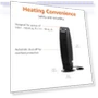 Thumbnail Oscillating Tower Heater with Digital Display and Remote Control — Portable Heating Solutions, Amazon Basics