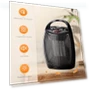 Превью Portable Ceramic Space Heater with Thermostat, 750W/1500W — Portable Heating Solutions, Antarctic Star