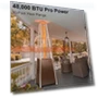 Превью Pyramid Patio Heater, 48000 BTU Glass Tube Propane Heater with Wheels and Cover — Patio Heaters, Hykolity
