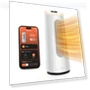 Thumbnail Smart Space Heater with App & Voice Control, 1500W Fast Heating — Portable Heating Solutions, CLEVAST