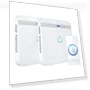 Thumbnail Wireless Doorbell Kit with 2 Plug-In Receivers, 52 Melodies, and LED Flash — Kits, AVANTEK