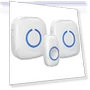 Thumbnail Wireless Doorbell Kit with LED Flash - 1 Button & 2 Chime Receivers — Kits, SadoTech