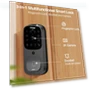 Thumbnail 3 in 1 Smart Door Lock with Fingerprint, WiFi Keyless Entry, and 2K HD Camera — Smart Home Security, GHome Smart