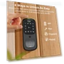Thumbnail 3 in 1 Smart Door Lock with Fingerprint, WiFi Keyless Entry, and 2K HD Camera — Smart Home Security, GHome Smart