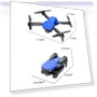 Превью Foldable Mini Drone with 1080 Camera — Flying Toys, BeiyoQSZ