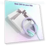 Thumbnail Kids Headphones with Microphone — In-Ear Headphones, Candy Bila