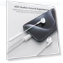 Thumbnail USB C Headphones with Microphone and Volume Control — In-Ear Headphones, BENEWY