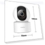 Превью 360° PTZ Camera with HD Infrared Night Vision — Smart Home Security, Xiaomi