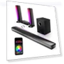 5.1 Soundbar with Smart APP Control & Dynamic Lighting — Home Entertainment Systems, Ultimea