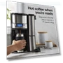 Thumbnail Coffee Maker with 12 Cup Capacity & Internal Storage Coffee Pot — Electric Blade Coffee Grinders, Hamilton Beach