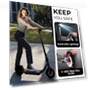 Превью Electric Scooter with 10" Tires and 600W Peak Motor — Electric Self-Balancing Scooters, SISIGAD