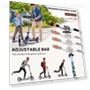 Превью Foldable Kick Scooter with Adjustable Handlebar — Push Scooters, WAYPLUS