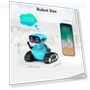 Превью Rechargeable RC Robot Toy with Music and LED Eyes — Interactive Figures & Robots, ALLCELE