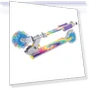 Thumbnail Tie Dye Foldable Scooter with Light Up Wheels — Balance Bikes, Ozbozz