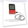 Превью LCD Digital Food Thermometer with Dual Probe Sensors Timer — Instant-Read