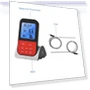 Превью LCD Digital Food Thermometer with Dual Probe Sensors Timer — Instant-Read