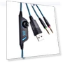Thumbnail Over-ear Gaming Headset with Mic and LED Light — On-Ear Headphones, KOTION EACH