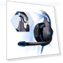 Thumbnail Over-ear Gaming Headset with Mic and LED Light — On-Ear Headphones, KOTION EACH