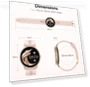 Превью Smartwatch for Women — Smartwatches, AGPTEK