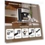 Превью 20 Bar Espresso Machine with Milk Frother Steam Wand — Coffee & Espresso Combos, Empstorm