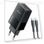 65W USB and USB-C Dual Port GaN Fast Charger Set — Chargers, Yesido
