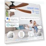 Thumbnail 52" Smart Ceiling Fan with Lights and Remote — Ceiling Fan Wall Controls, Sofucor