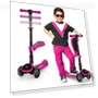 Thumbnail Adjustable Height Foldable Scooter with Removable Seat — Balance Bikes, SKIDEE