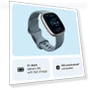 Превью Fitness Smartwatch with Daily Readiness, GPS, 24/7 Heart Rate — Smartwatches, Fitbit