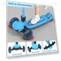 Превью Light Up 3 Wheel Kick Scooter for Kids — Push Scooters, TONBUX