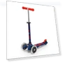 Превью Mini Deluxe LED Three-Wheeled Scooter — Balance Bikes, Micro
