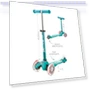 Превью Mini Deluxe LED Three-Wheeled Scooter — Balance Bikes, Micro
