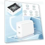 Thumbnail Dual-Port USB-C Fast Charger Block — Chargers, Shenzhen Liuri Technology Co.,Ltd.