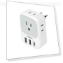 Thumbnail European Travel Plug Adapter USB C — Chargers, TESSAN