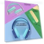 Thumbnail Kids Headphones for School Bulk Set 5-Pack Over-Ear, Foldable — In-Ear Headphones, A+ Scholars
