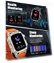 Thumbnail Military Smart Watch with LED Flashlight — Smartwatches, LIGE