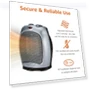 Thumbnail Oscillating Ceramic Space Heater — Portable Heating Solutions, Amazon Basics