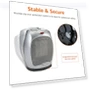 Thumbnail Oscillating Ceramic Space Heater — Portable Heating Solutions, Amazon Basics