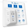 Превью Outlet Extender Multi Plug with USB Charging Ports — Power Solutions & Surge Protection, Lvetek