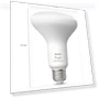 Thumbnail Smart 85W BR30 LED Bulb - White and Color Ambiance Color-Changing Light - 4 Pack — LED, Philips Hue