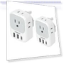 Превью Travel Plug Adapter with 4 Outlets and 3 USB Ports — Charging Solutions, TESSAN