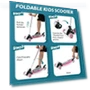 Превью 3 Wheel Scooter for Kids — Push Scooters, CALCHELE