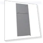 Превью Apartment Refrigerator Freestanding Dual Door Design Fridge with Top Freezer — Mini Fridges, West Bend