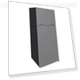 Превью Apartment Refrigerator Freestanding Dual Door Design Fridge with Top Freezer — Mini Fridges, West Bend