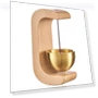 Превью Magnetic Shopkeepers Bell Wood Doorbell Wind Chime — Chimes, EDINGM