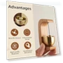 Превью Magnetic Shopkeepers Bell Wood Doorbell Wind Chime — Chimes, EDINGM