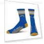 Thumbnail NFL 4-Stripe Deuce Performance Crew Socks — Athletic, For Bare Feet